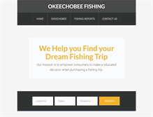 Tablet Screenshot of okeechobeefishing.com